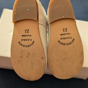 Leather Mary Janes, Beige, Dress shoes, Size 22